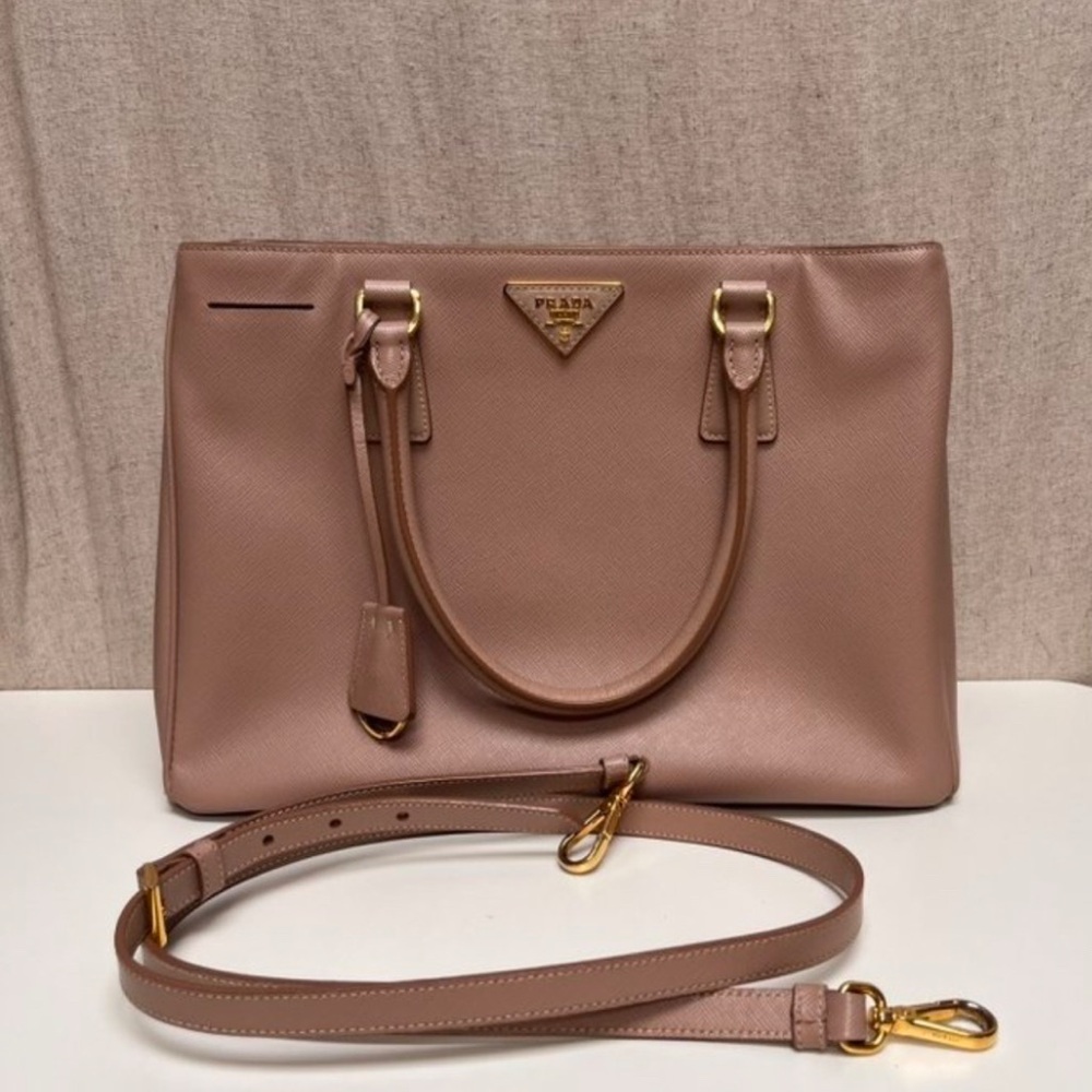 Prada Tan Leather Women's Bag includes COA